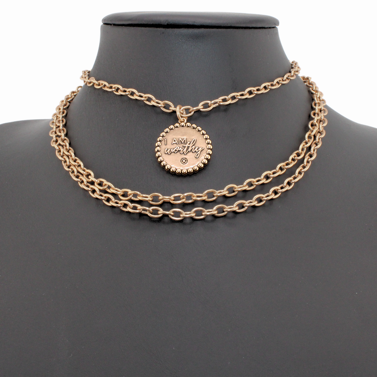 I Am Worthy Sun Essential Necklace