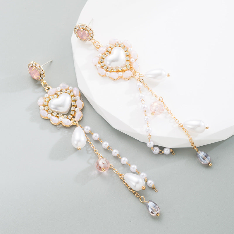 Fun and Whimsical Seed Beads & Rhinestone Earrings