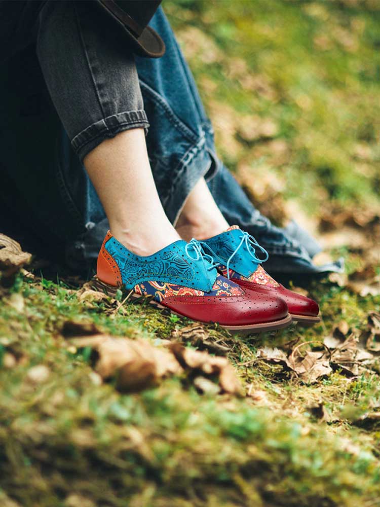Bohemian Handmade Brogue Shoes