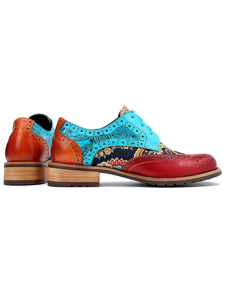 Bohemian Handmade Brogue Shoes