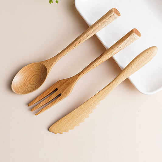 Beechwood Flatware Set by the Piece
