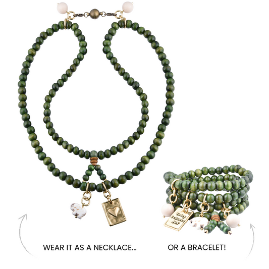 Today I Choose Joy Wrap Bracelet or Necklace