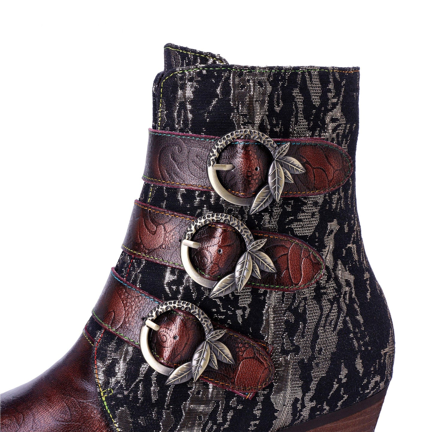 Straps Rebel Ankle Boots