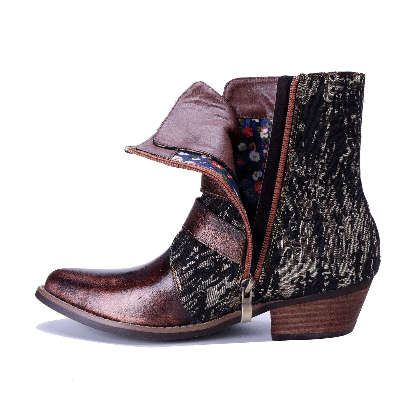 Straps Rebel Ankle Boots