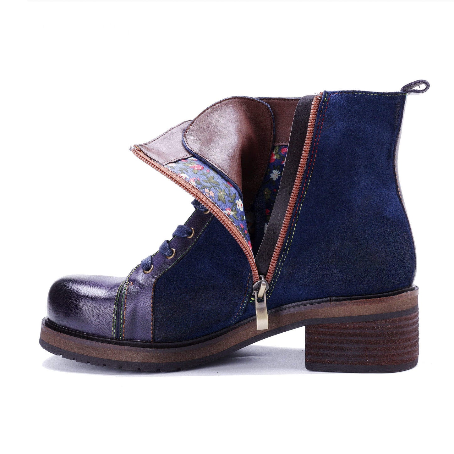 Midnight Charm Lace-Up Ankle Boots
