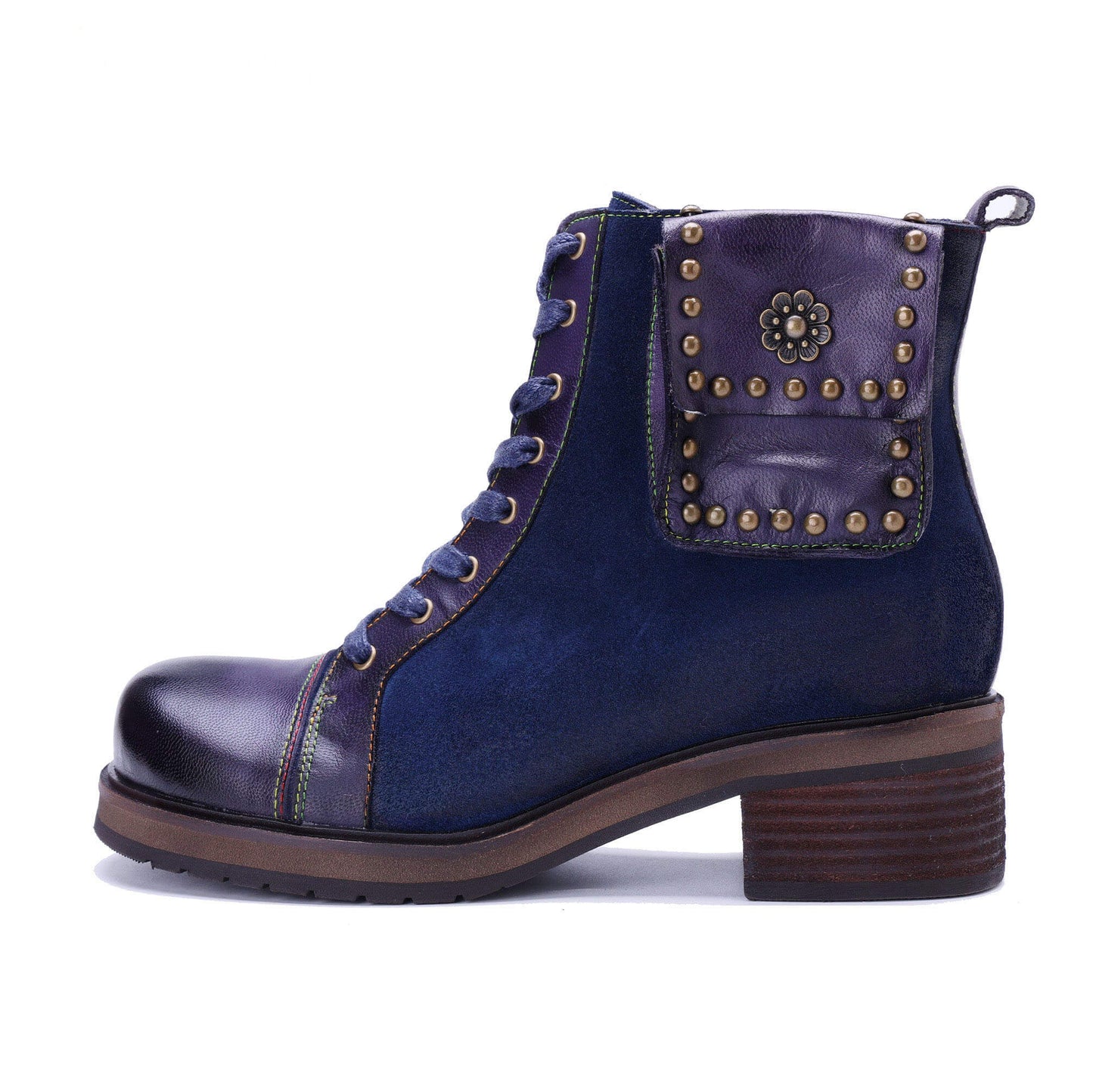 Midnight Charm Lace-Up Ankle Boots