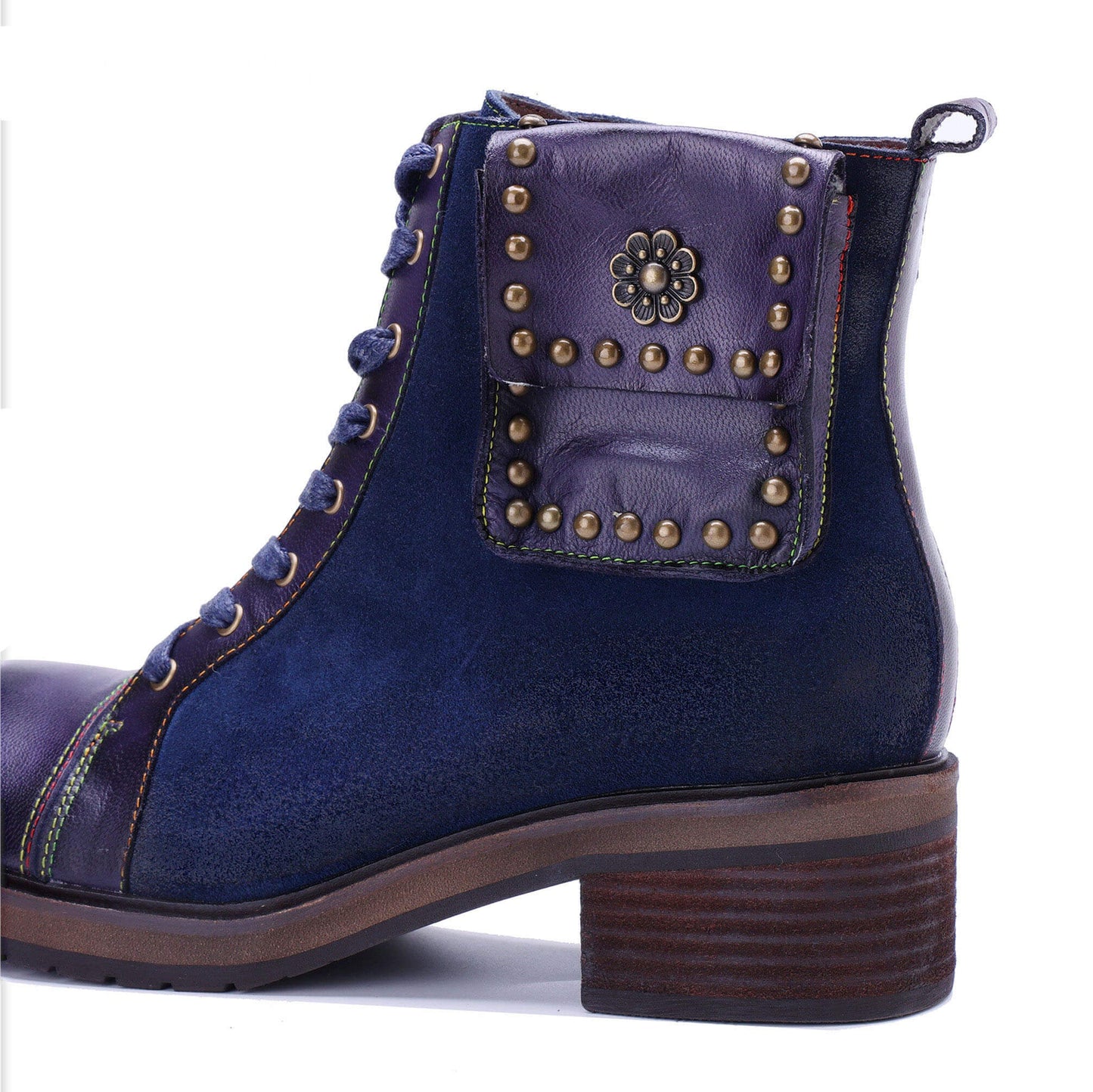 Midnight Charm Lace-Up Ankle Boots