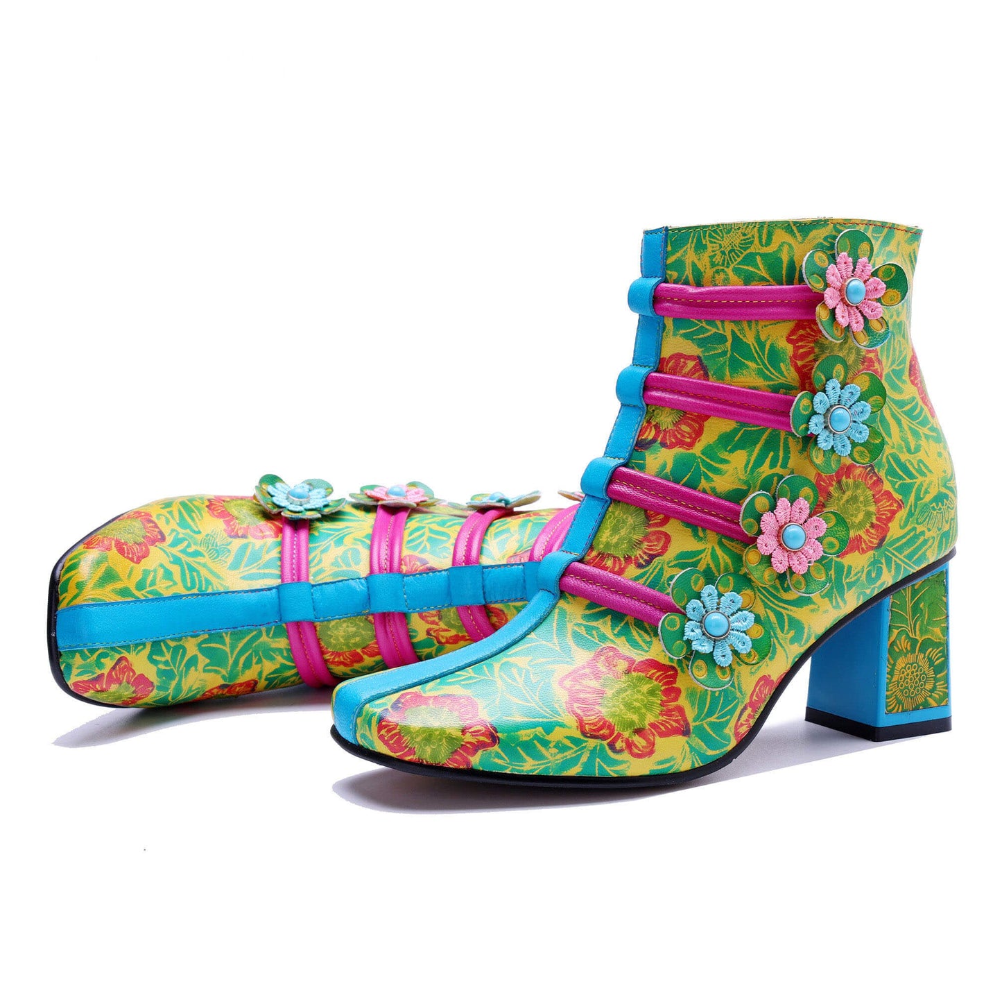 Bloom Fantasy Ankle Boots