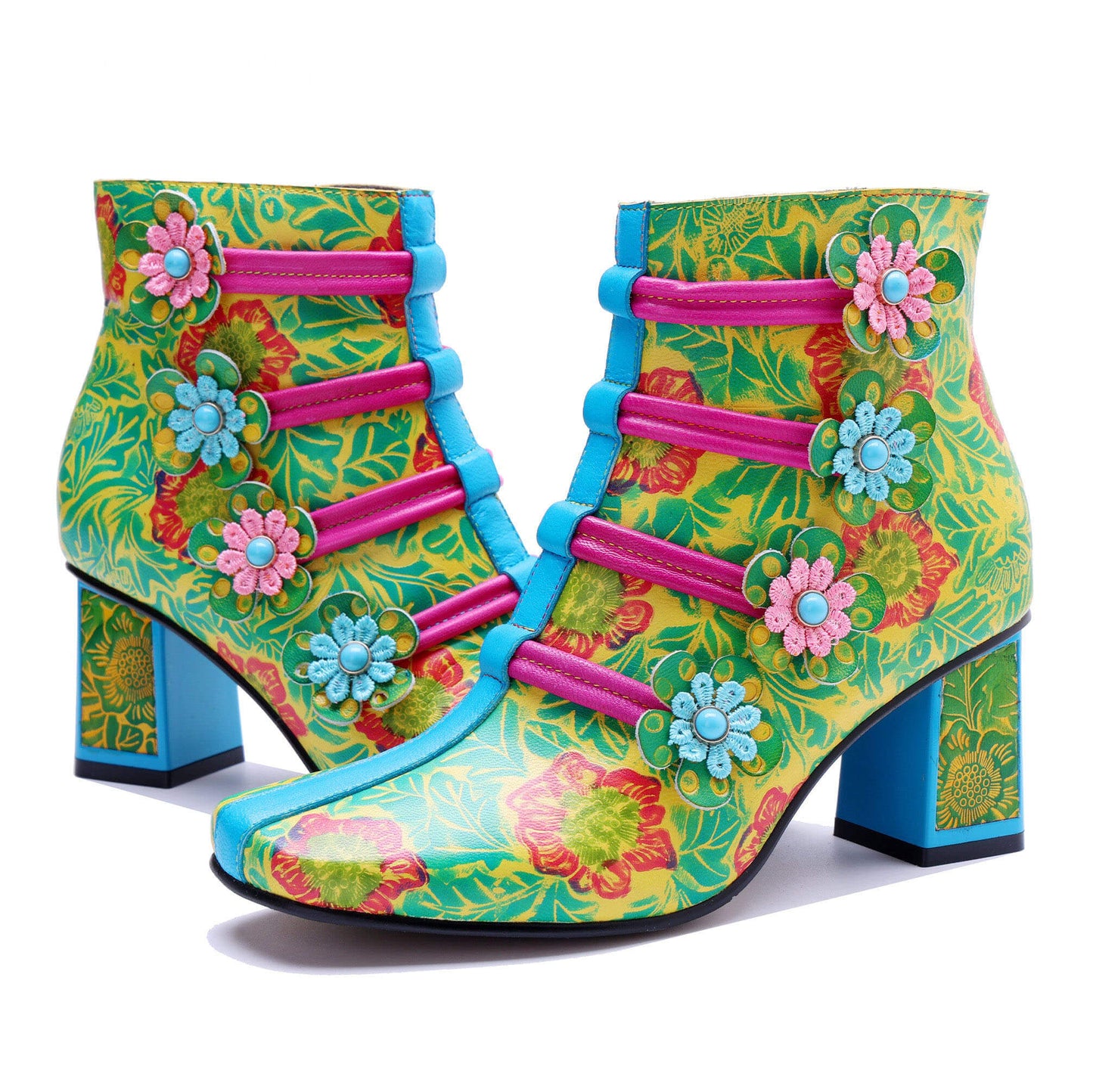 Bloom Fantasy Ankle Boots
