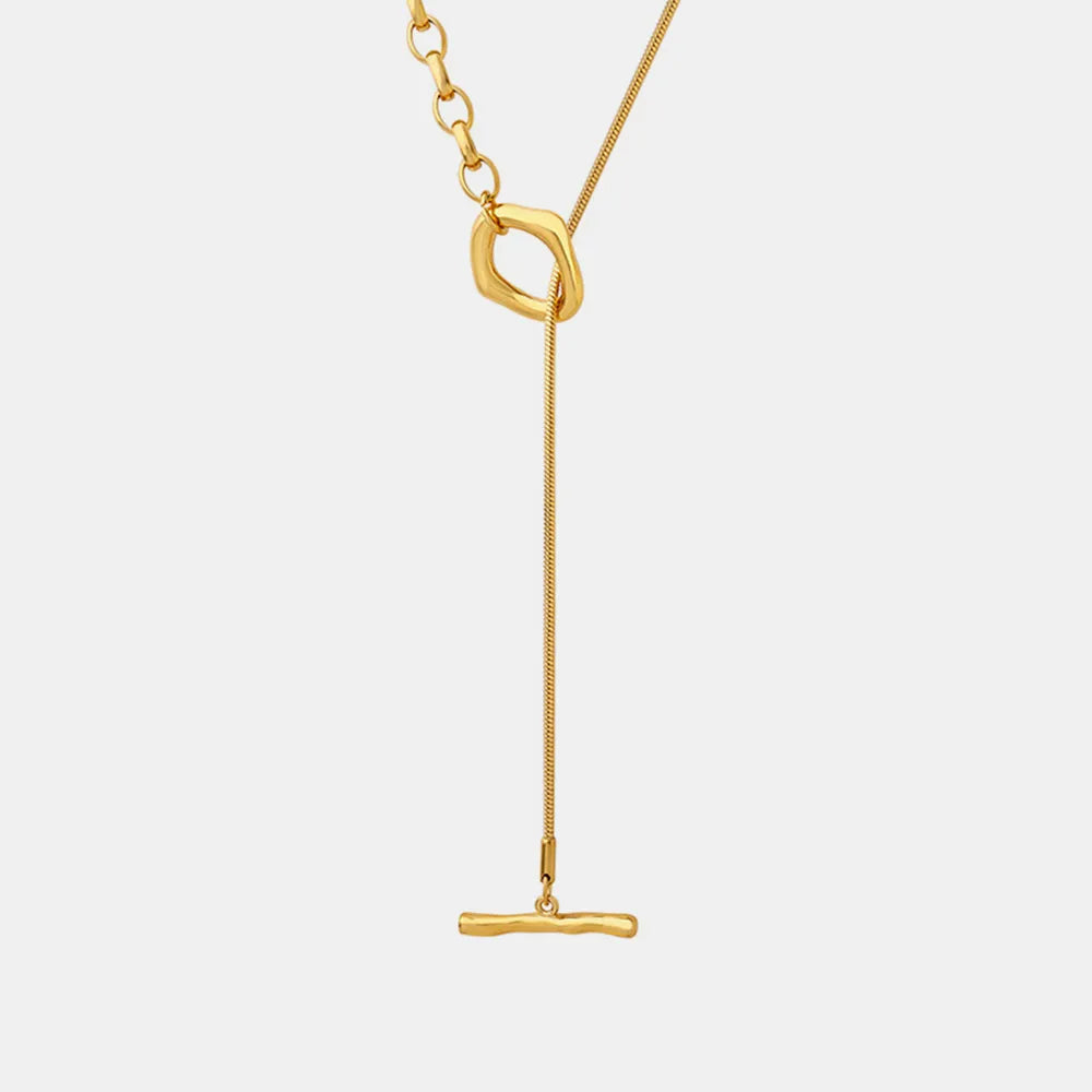 Titanium Steel Chain Necklace OT Closure