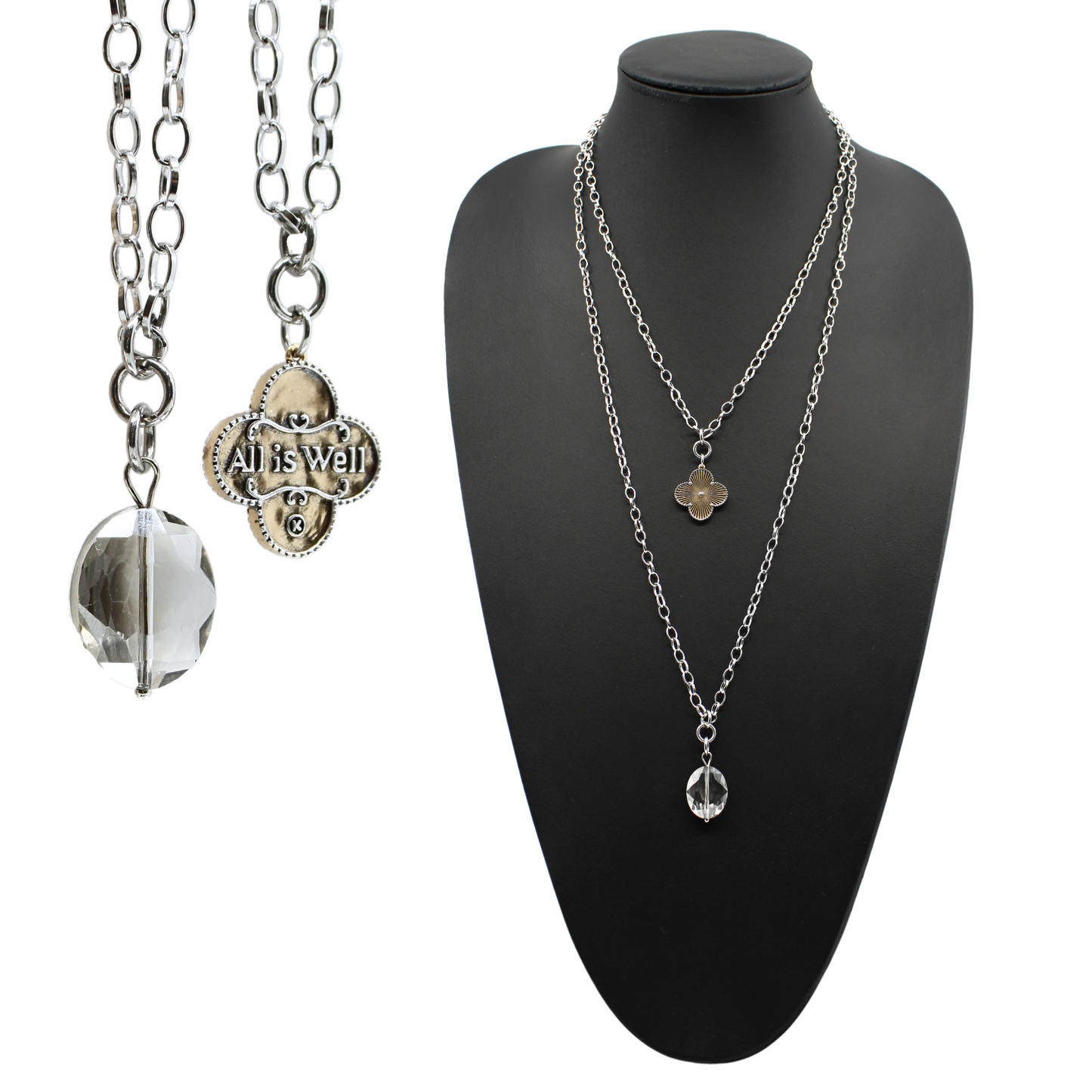 All Is Well Clover Necklace