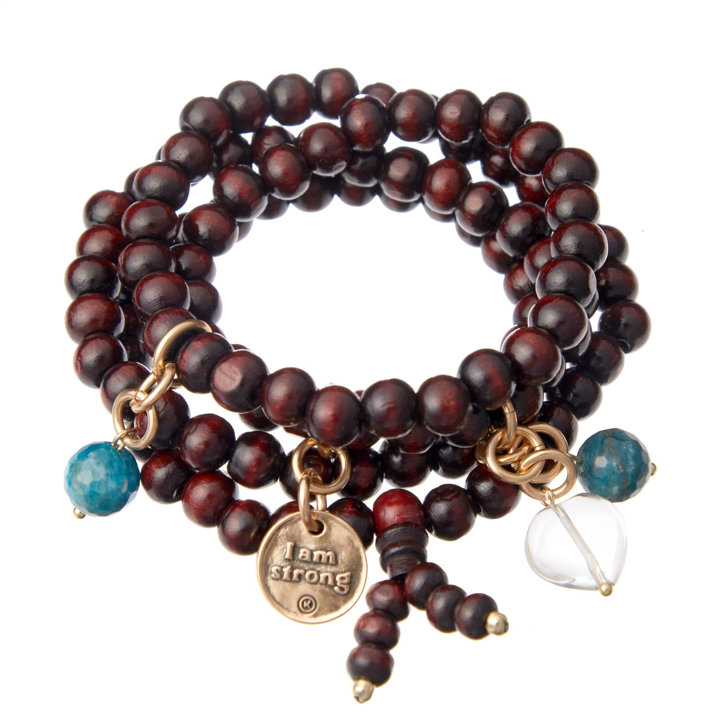 I Am Strong Wrap Bracelet or Necklace