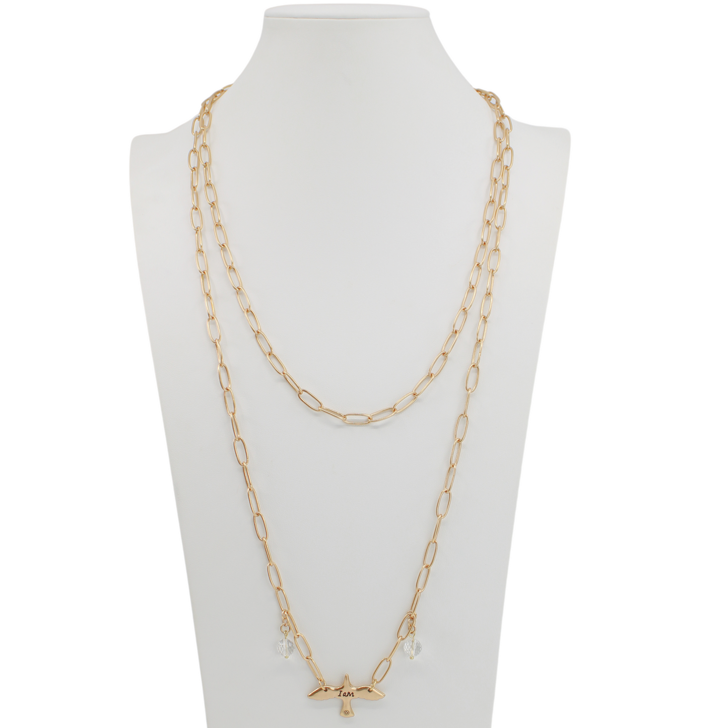 I Am Bird Long Chain Necklace