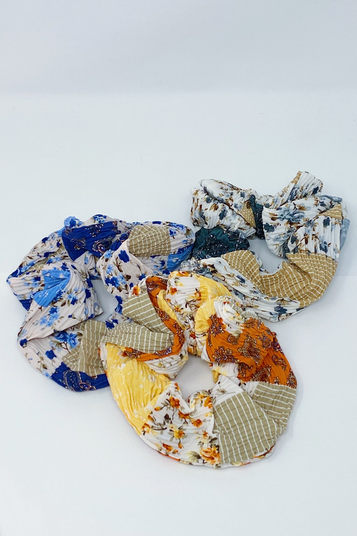Patchwork Hair Scrunchies