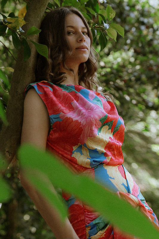 Bloom Season Woven Mini Dress
