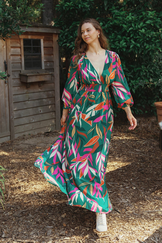 Gone Coastal Woven Maxi Dress