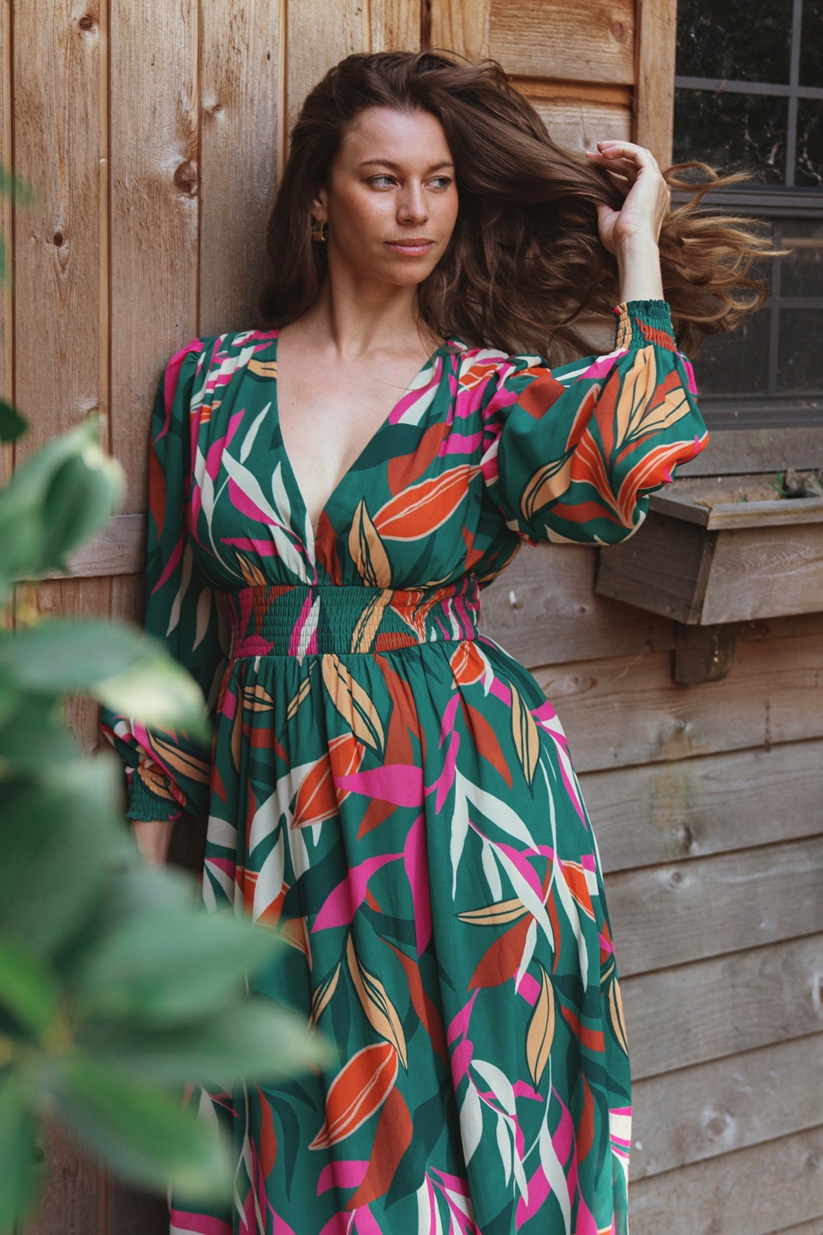 Gone Coastal Woven Maxi Dress