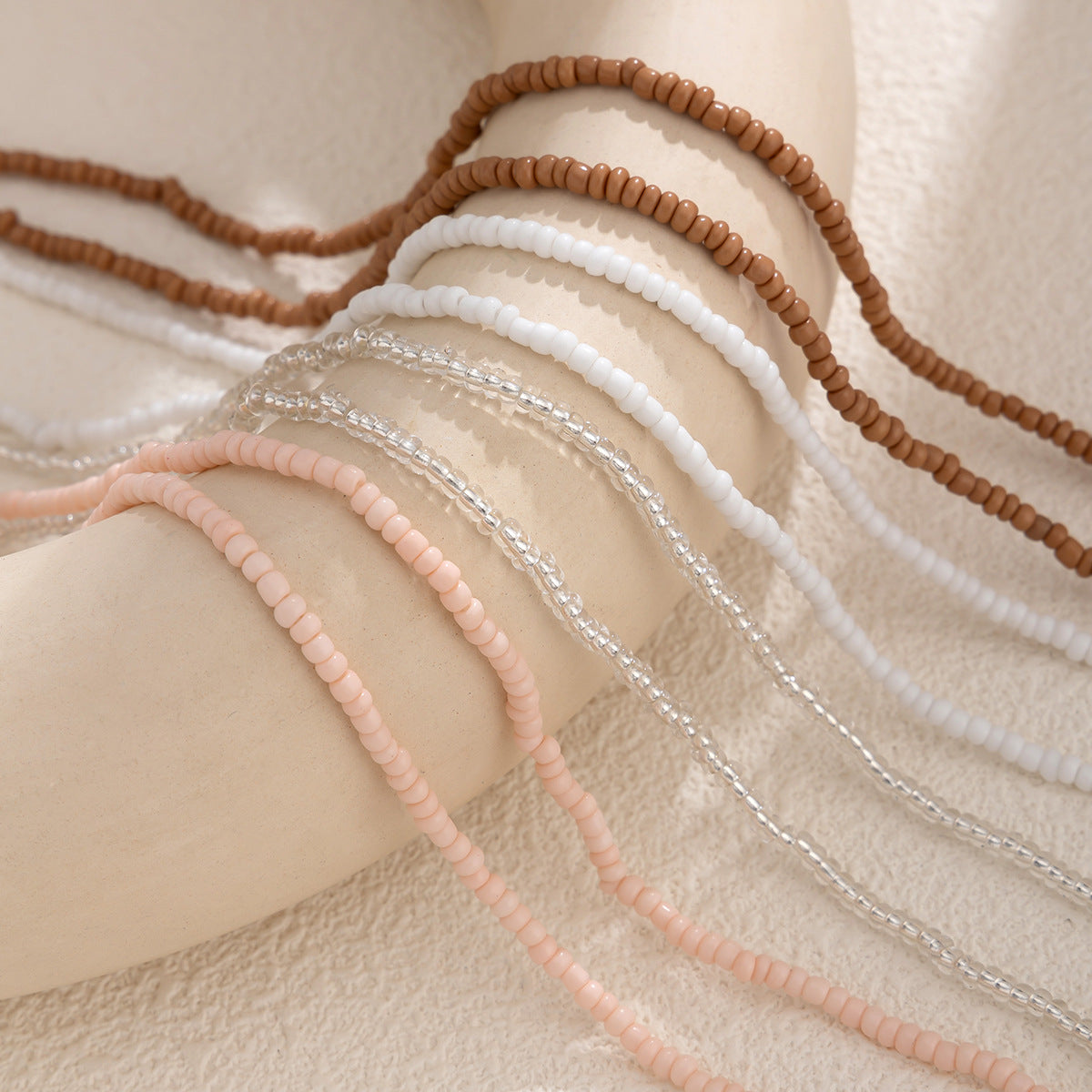 Rice Beads Waist Chains Set