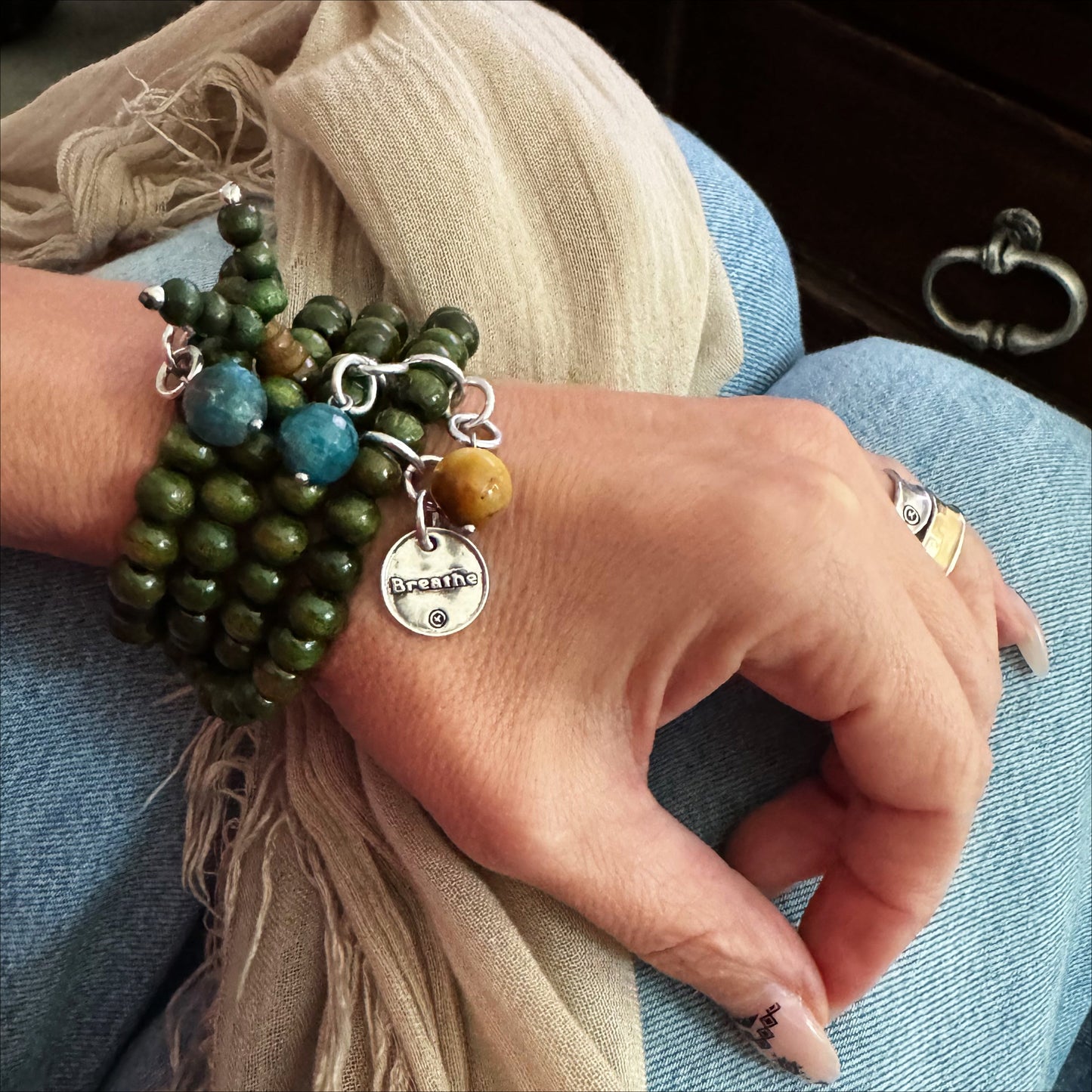 Breathe Wrap Bracelet or Necklace