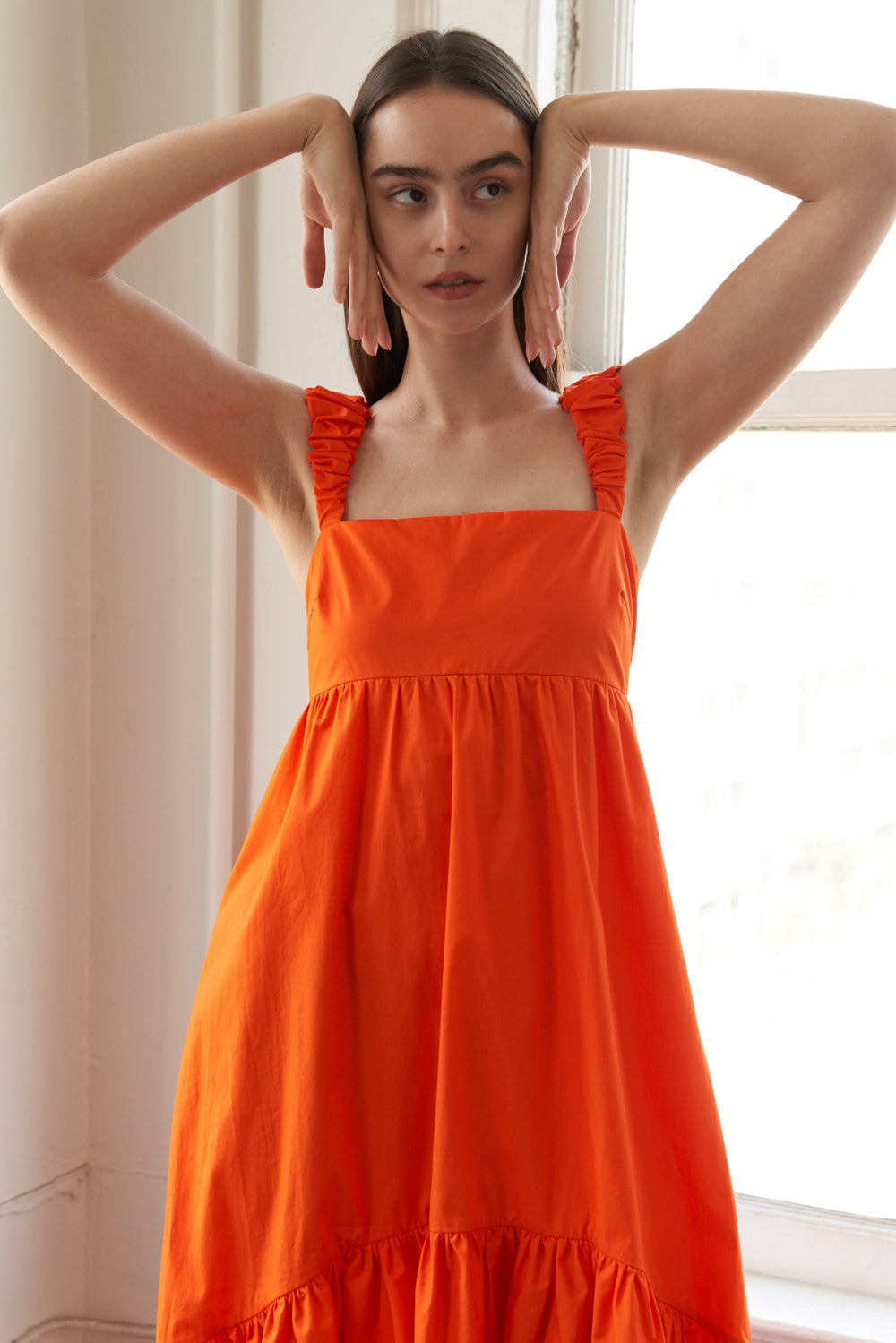 Sunbeam Splendor Woven Midi Dress