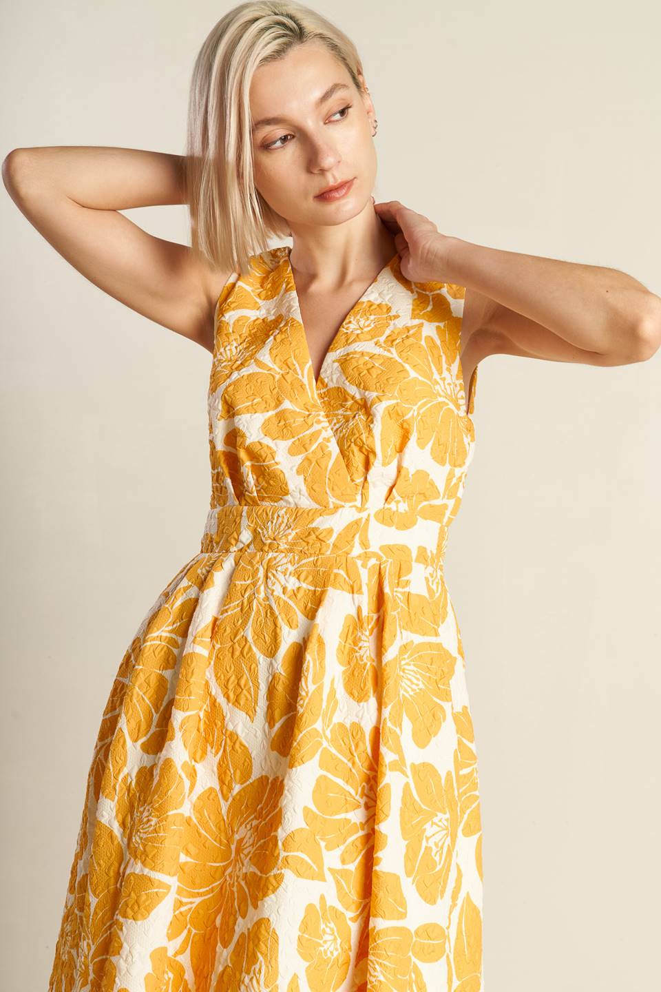 Stardust Starlight Woven Midi Dress