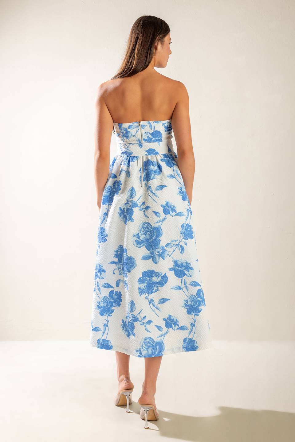 Honestly Love Woven Midi Dress