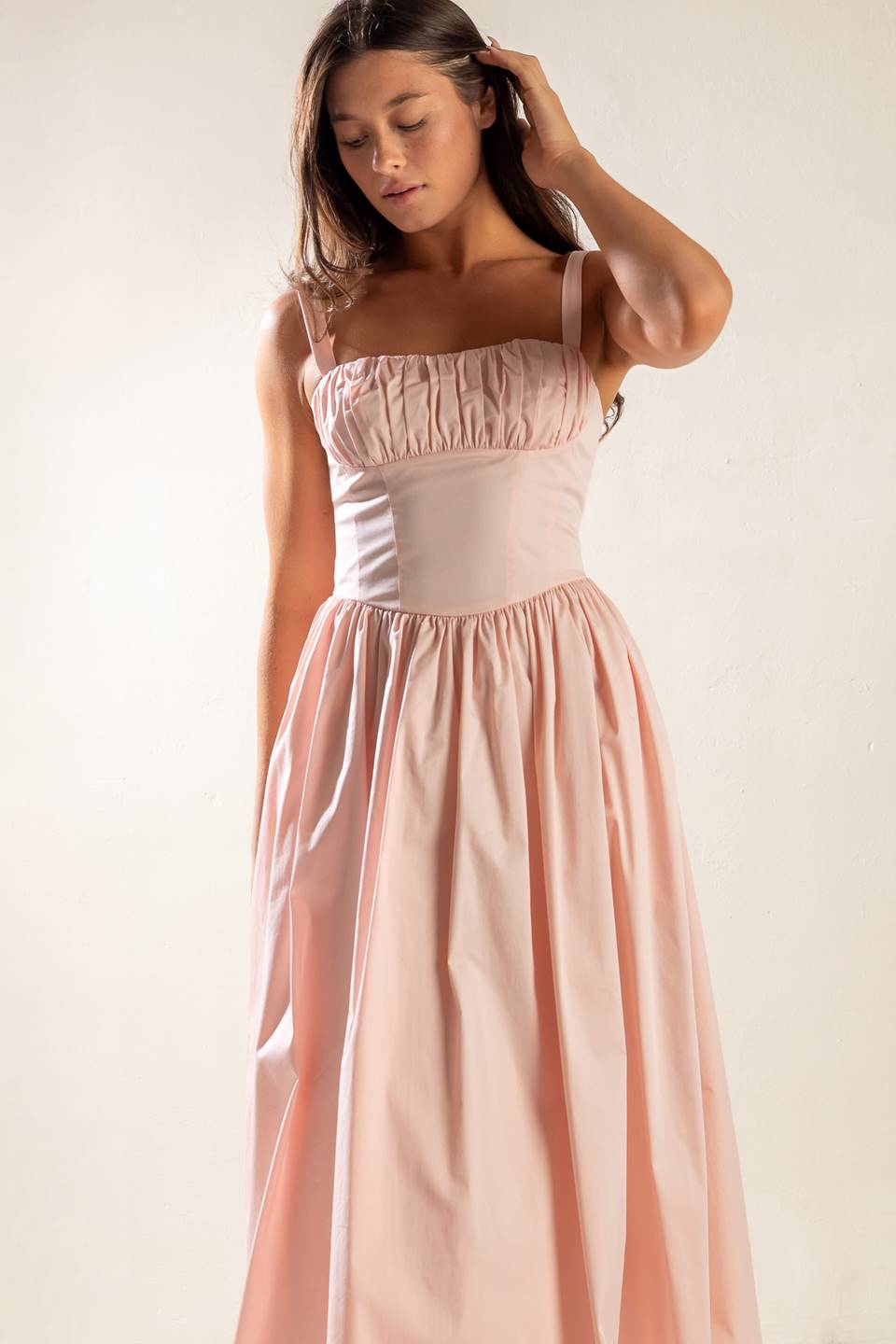 Easily Loved Woven Midi Dress