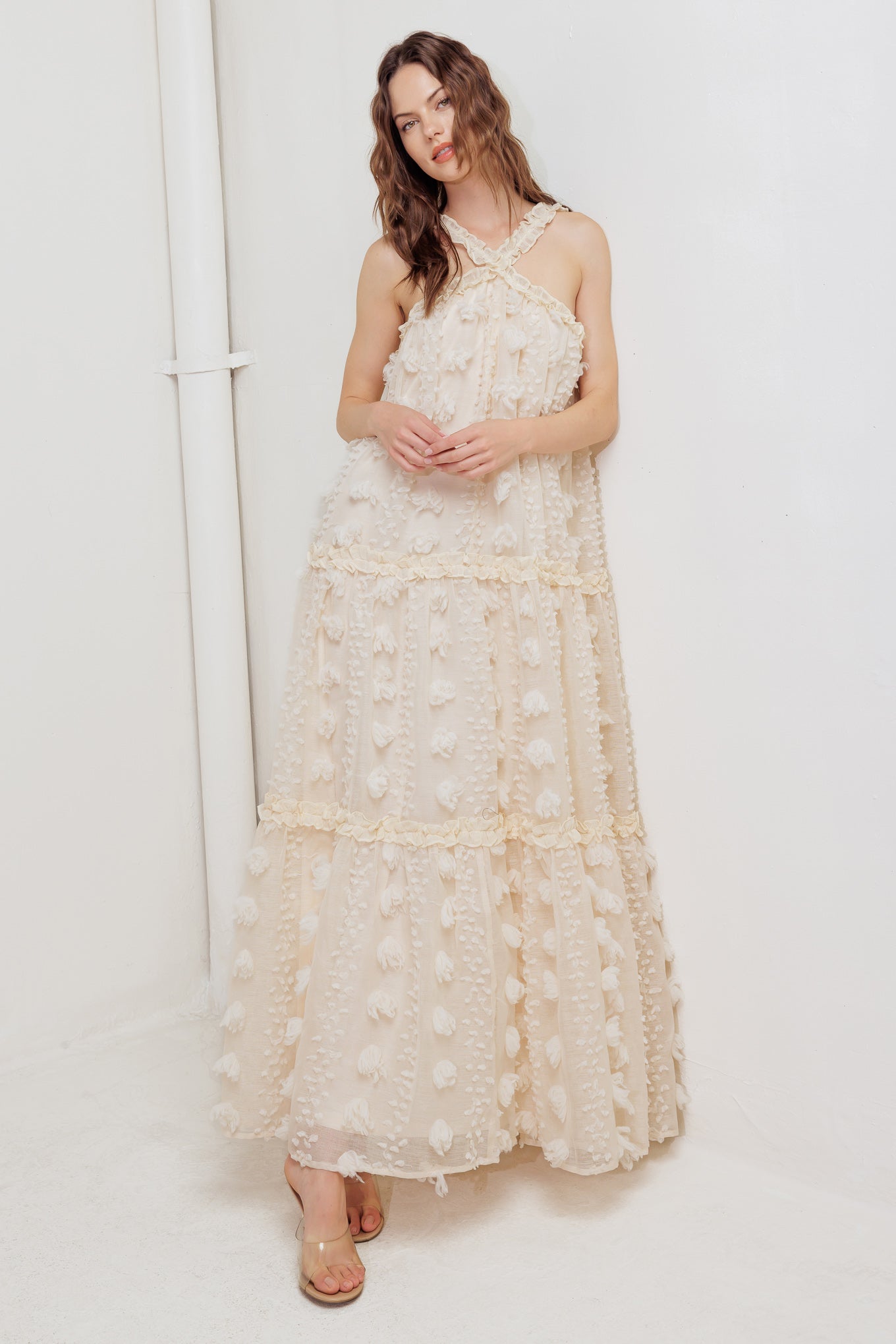 Cloud Nine Gown Woven Maxi Dress