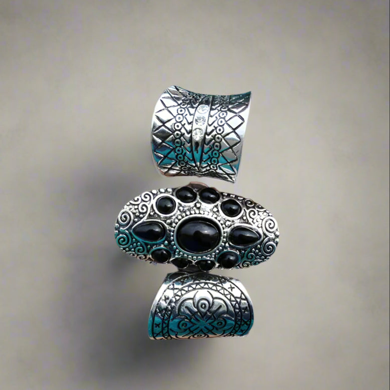 Antique Silver Ring Set