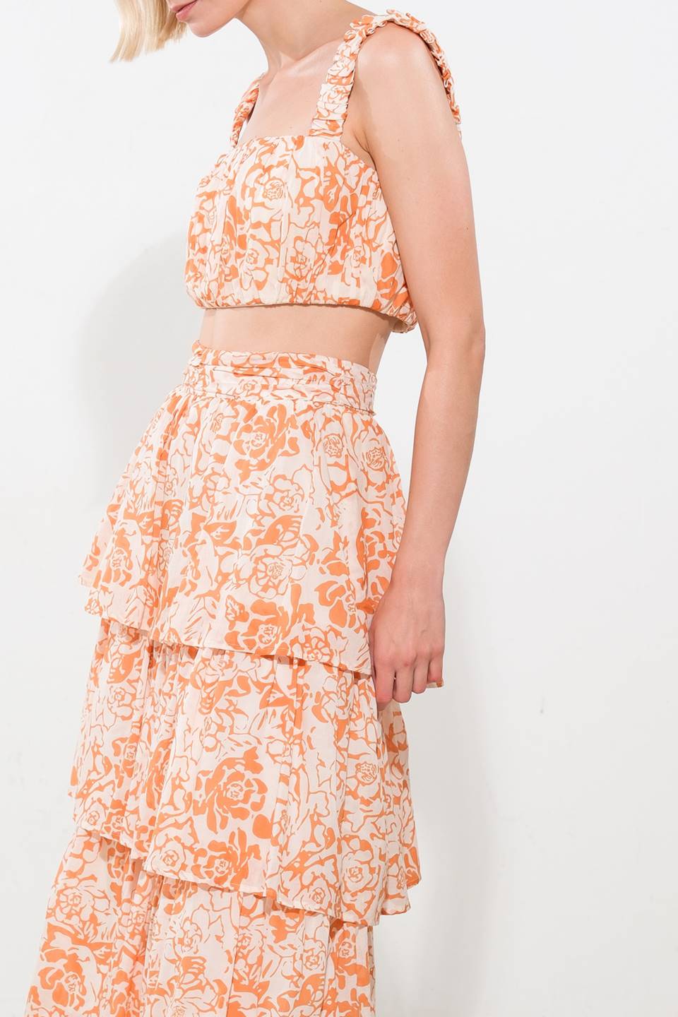 There In My Mind Woven Maxi Skirt