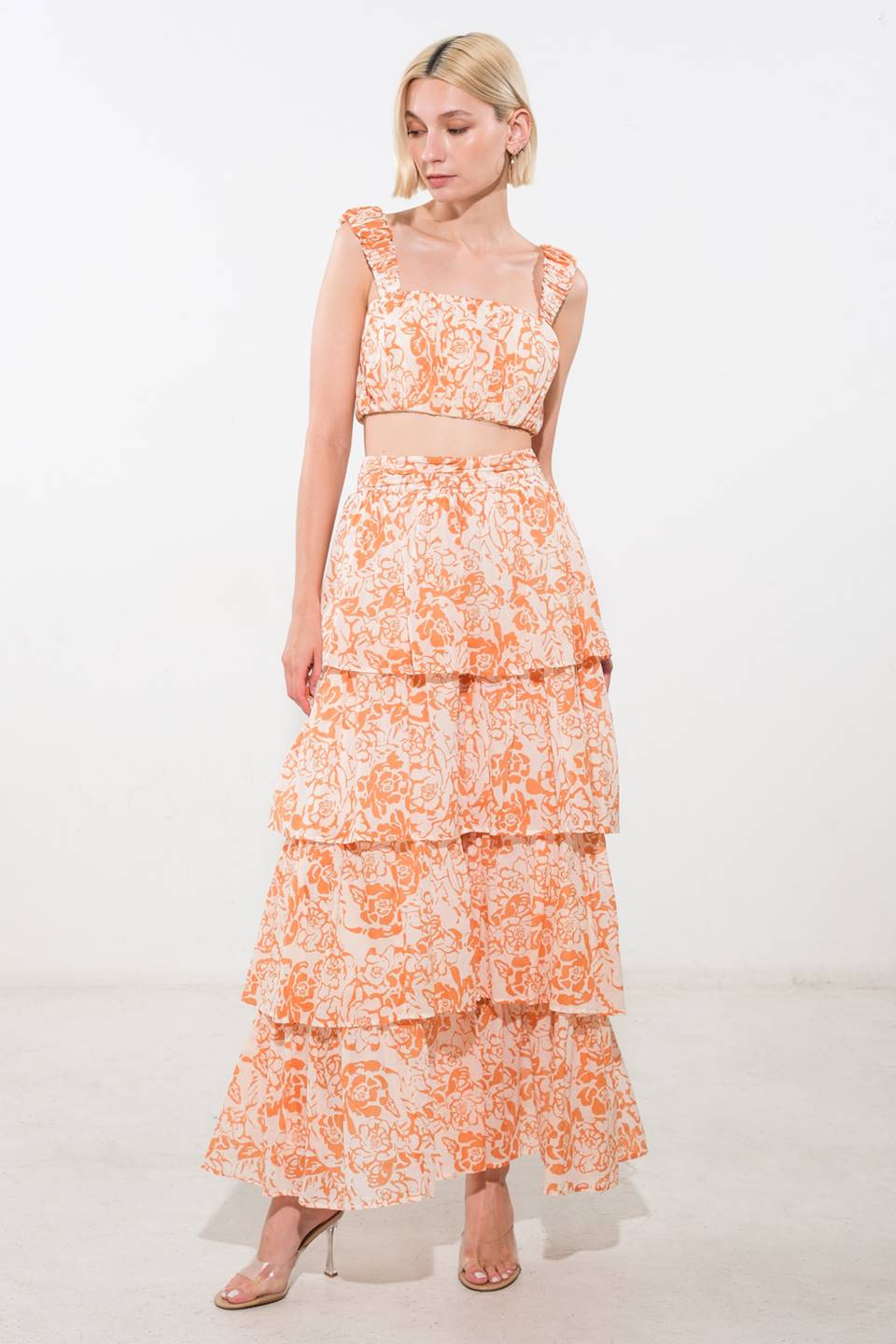 There In My Mind Woven Maxi Skirt