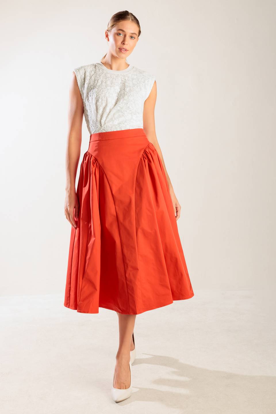 Lunch With The Girls Midi Skirt