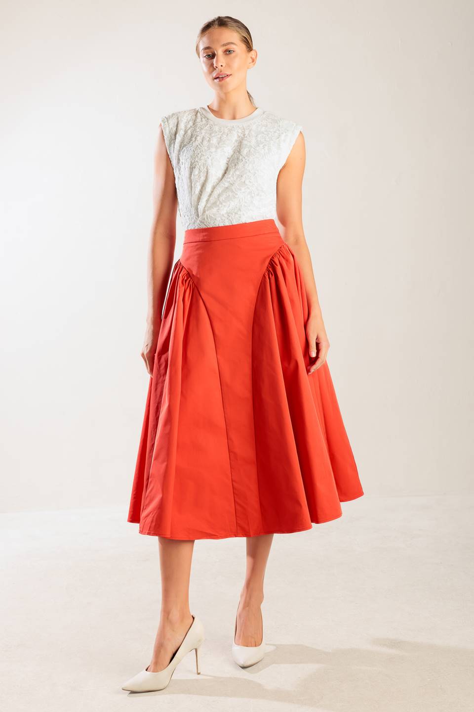 Lunch With The Girls Midi Skirt