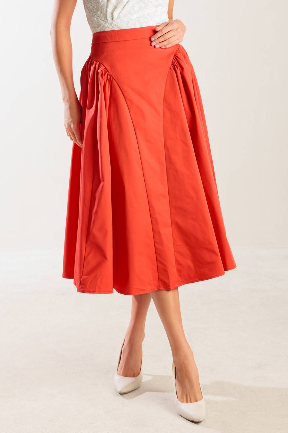 Lunch With The Girls Midi Skirt