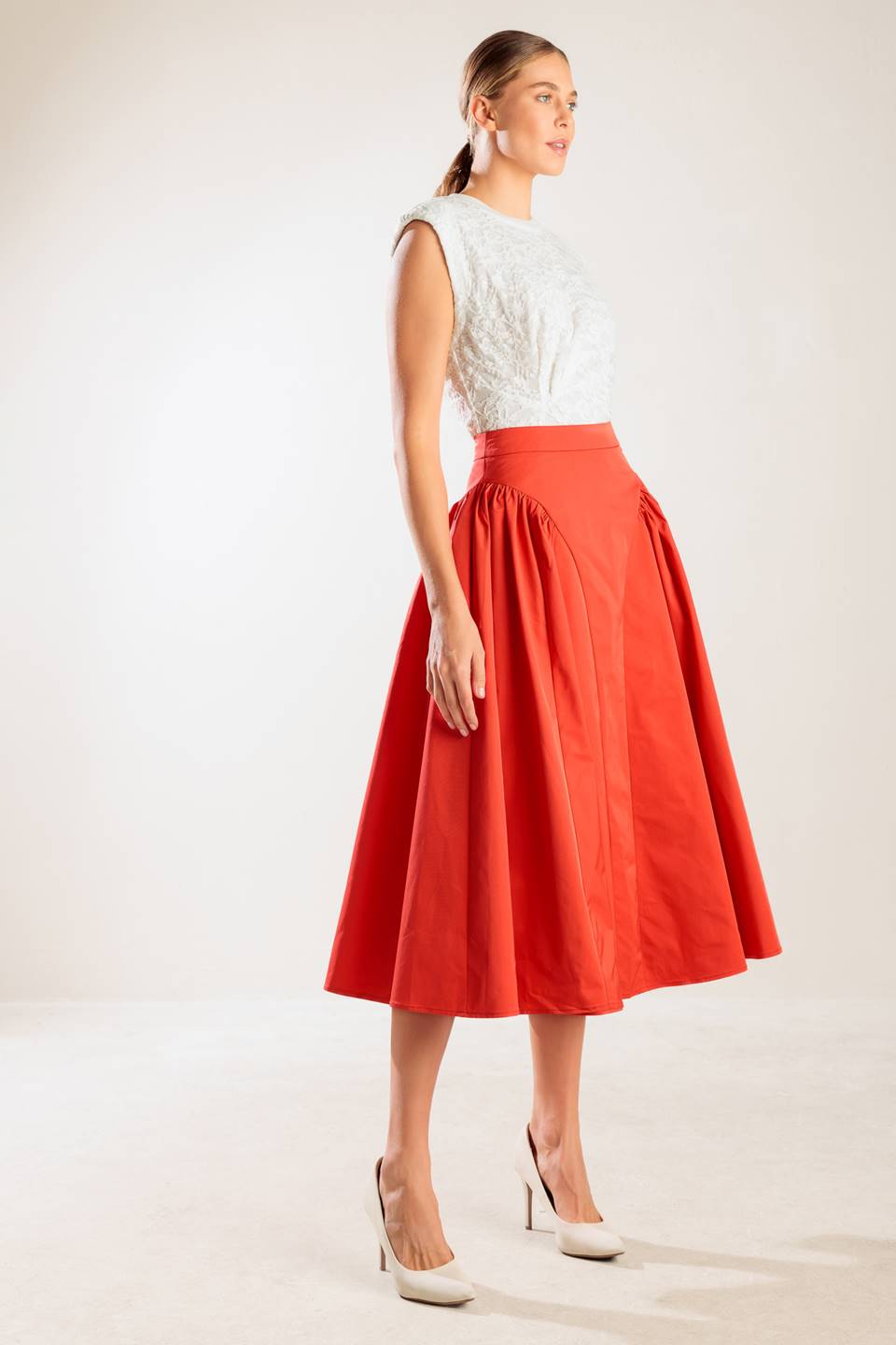 Lunch With The Girls Midi Skirt