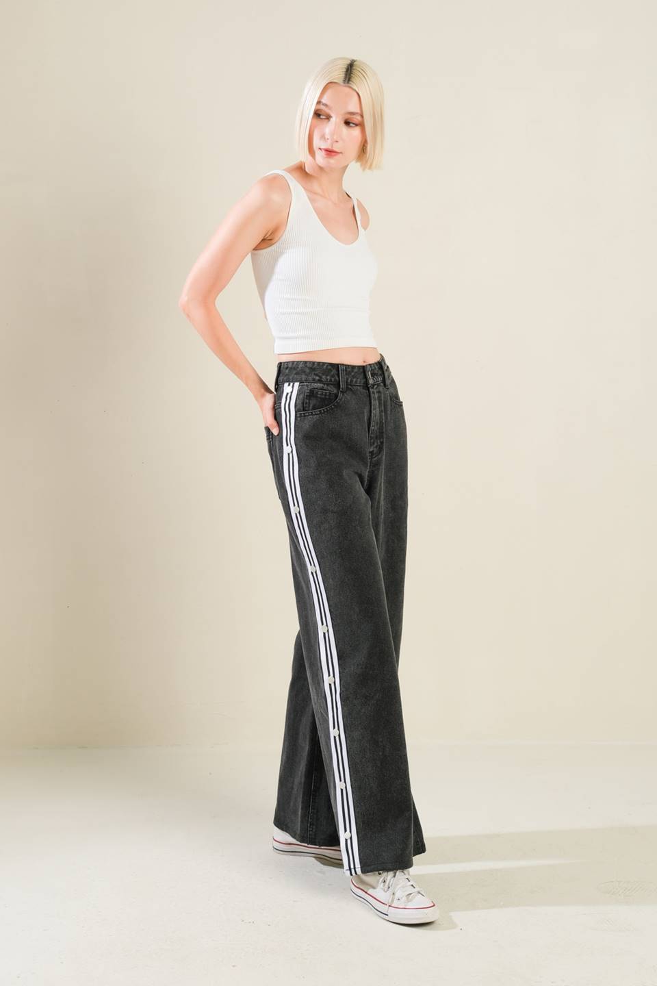 Elegant Elevation Denim Pants