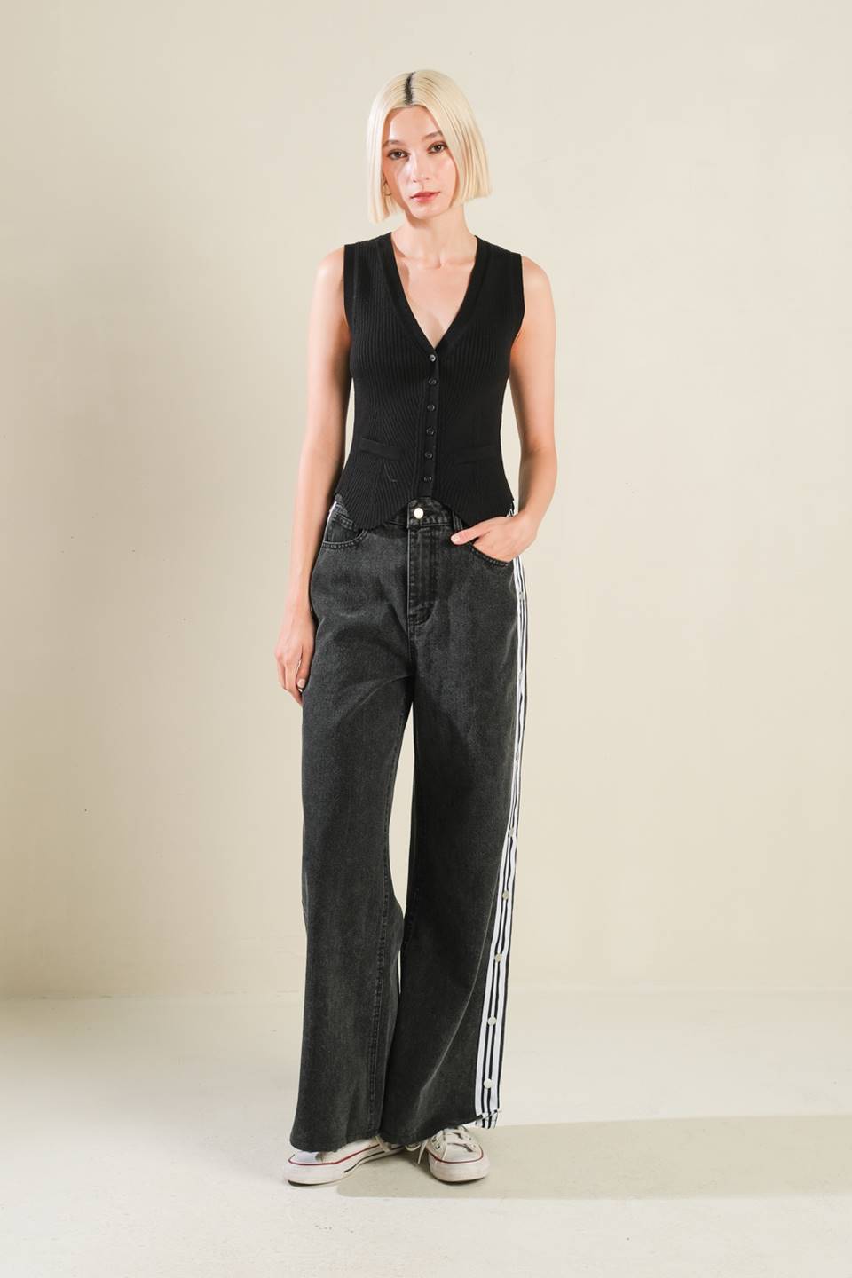 Elegant Elevation Denim Pants