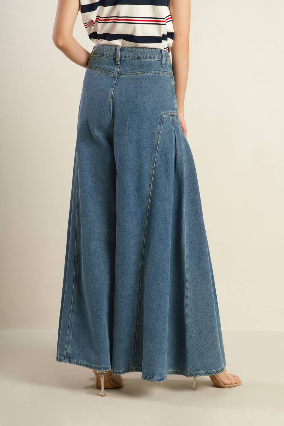 Effortless Edge Denim Pants