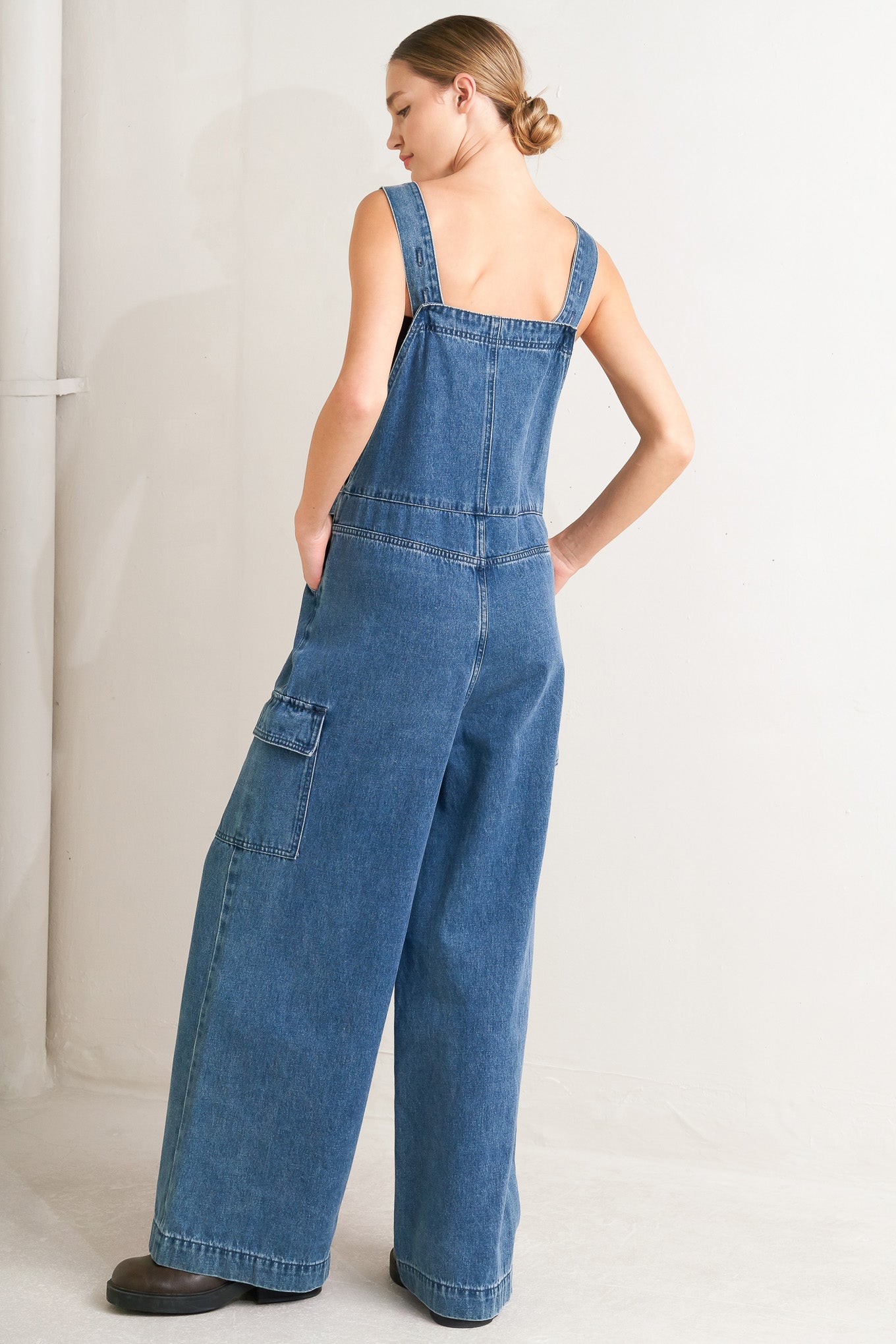 Let Me Talk Denim Overalls