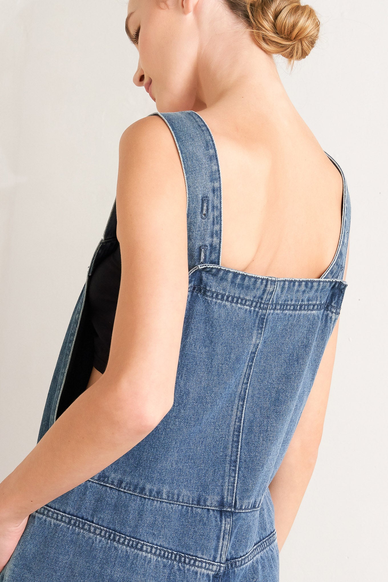 Let Me Talk Denim Overalls