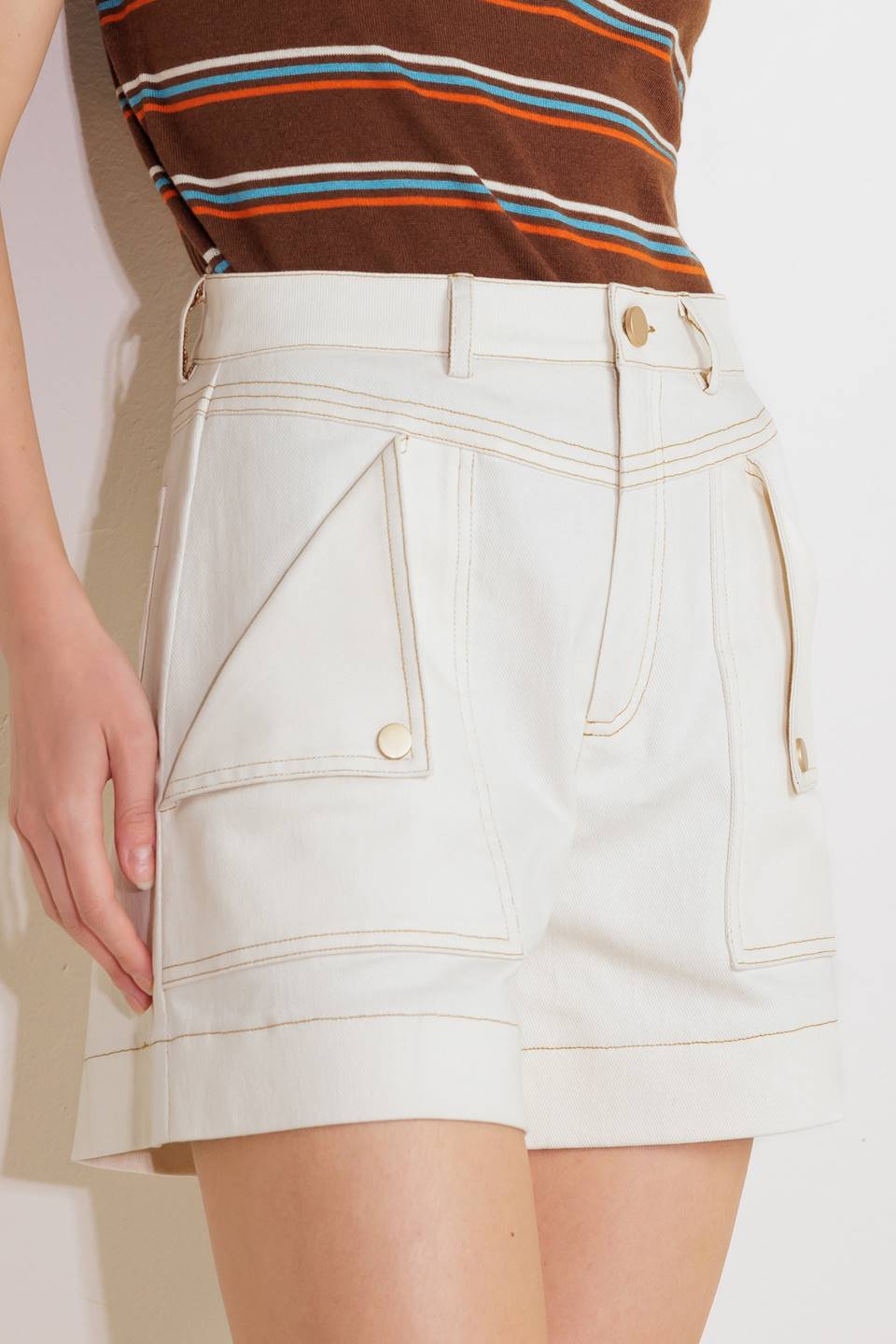 Rustic Charm Collection Woven Shorts