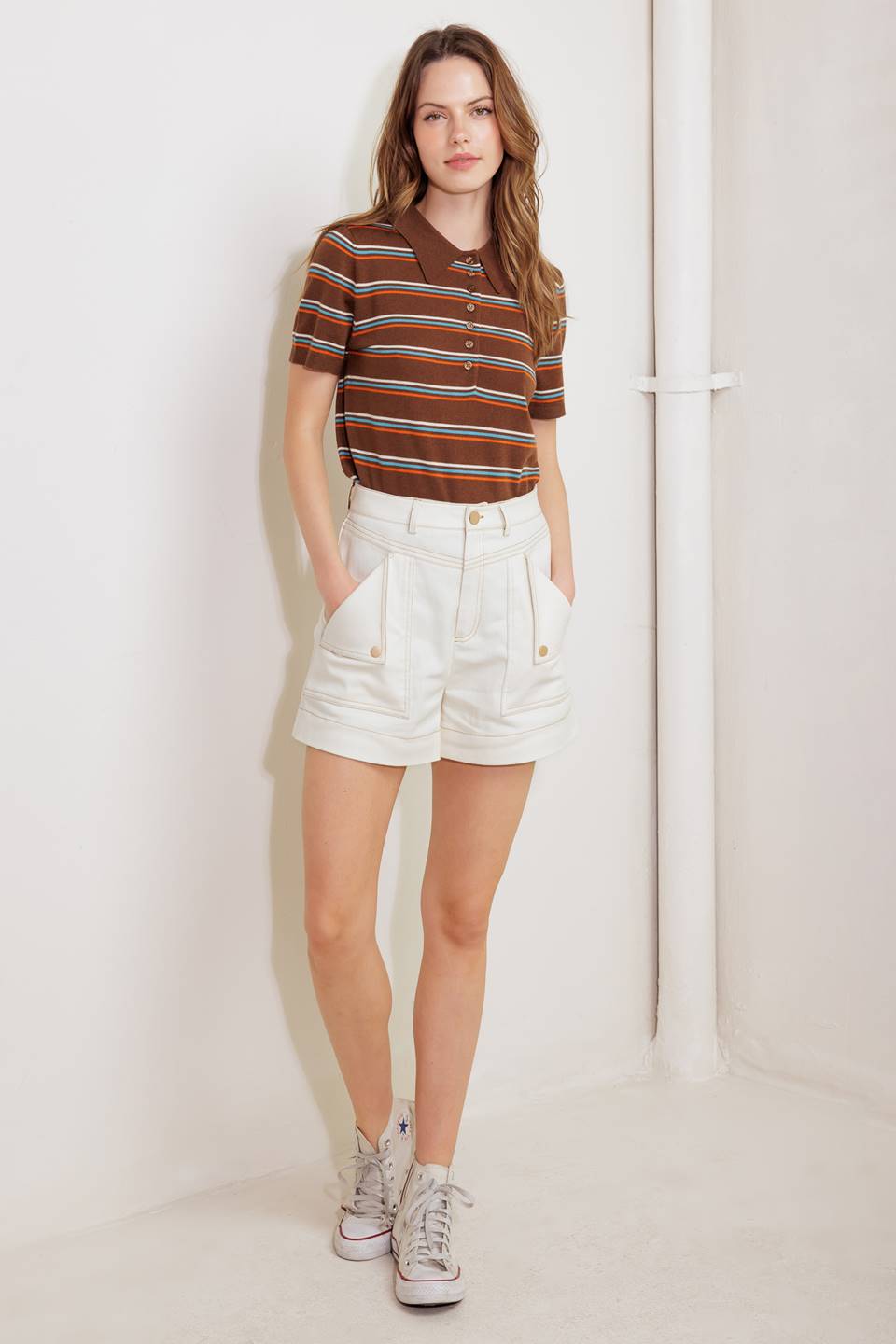 Rustic Charm Collection Woven Shorts