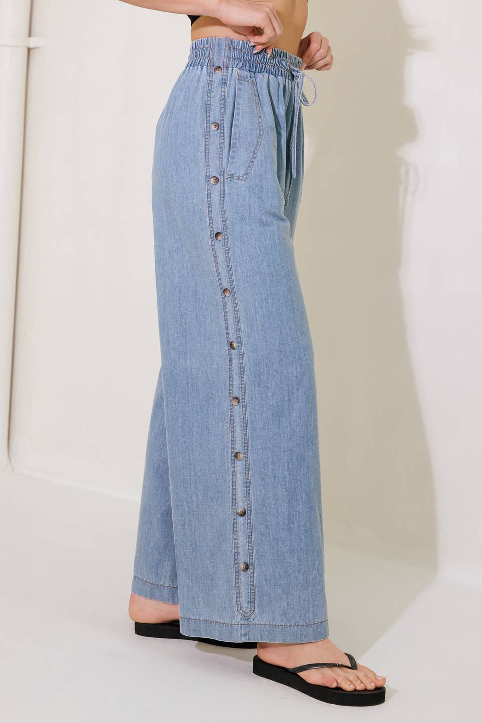Riverside Sipping Chambray Pants