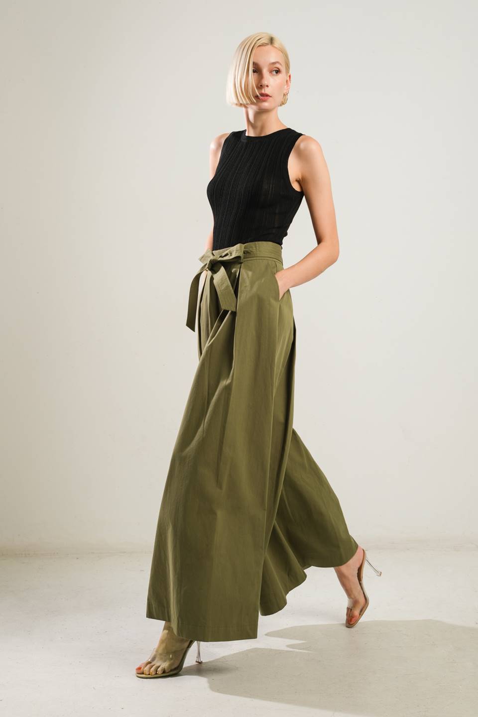 Be Right Back Black Sweater Top