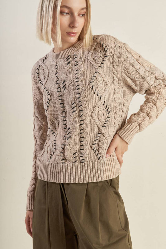 Little Bit In Love Sweater Knit Top