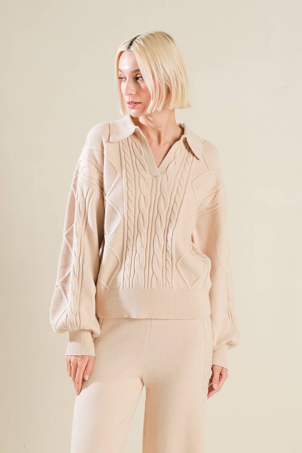 Hold Your Gaze Sweater Knit Top