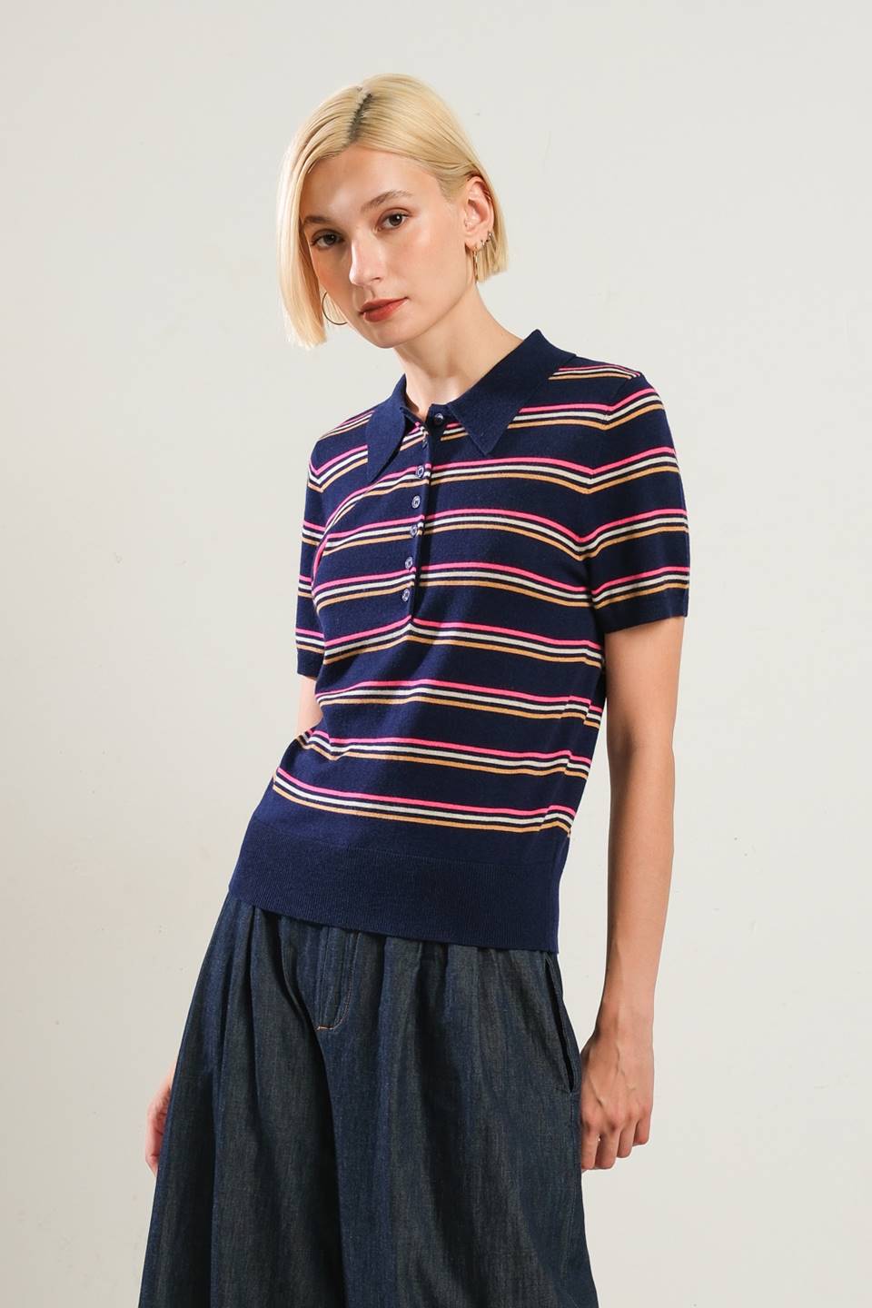 Pretty In Paradise Polo Top