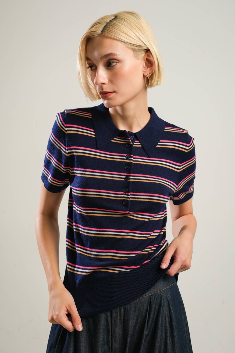 Pretty In Paradise Polo Top