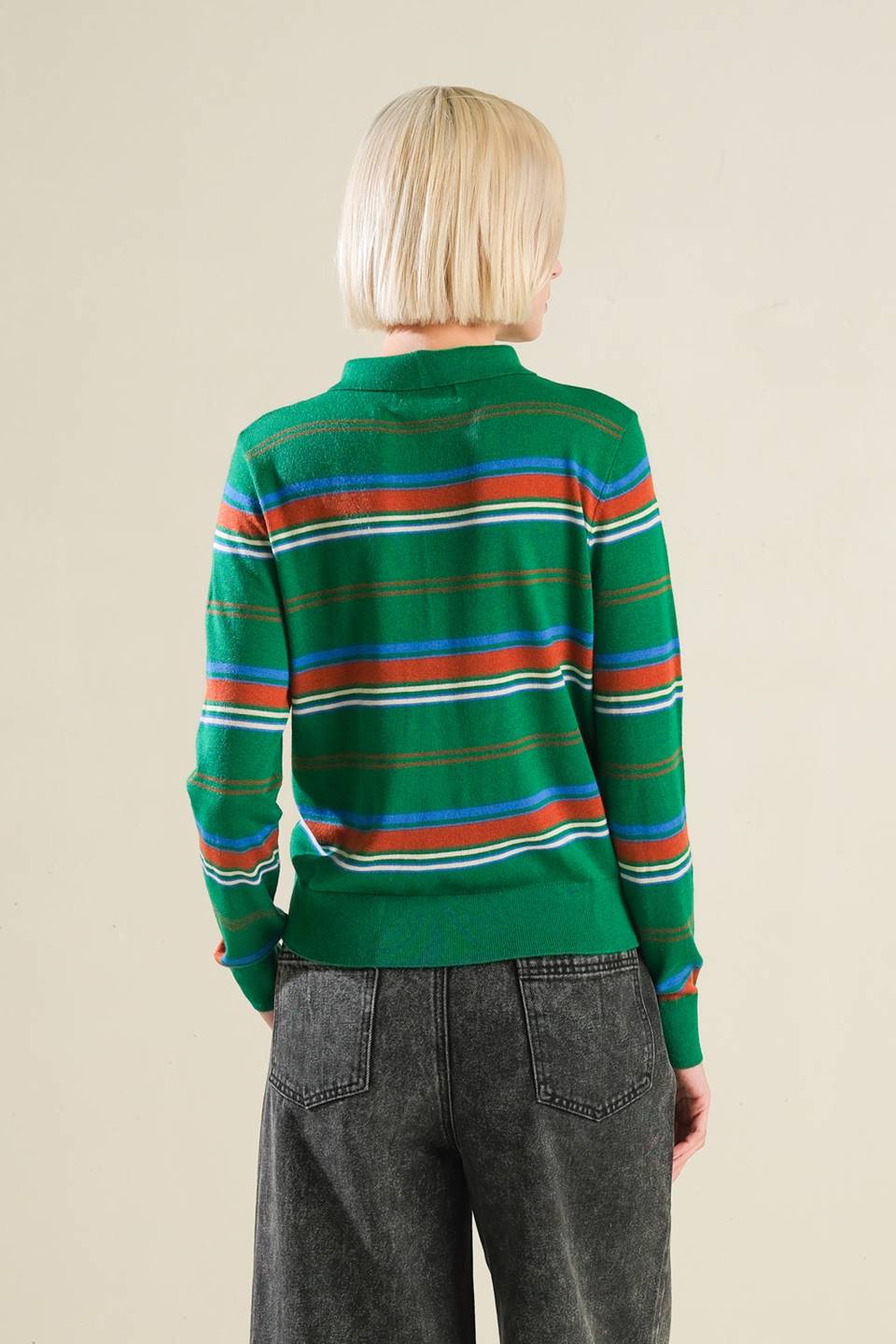 Call It Fate Sweater Polo Top