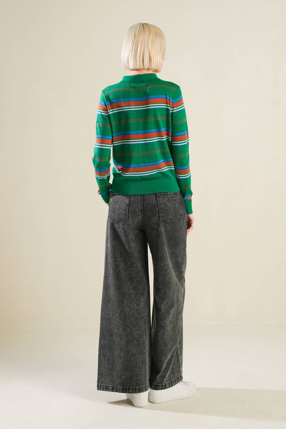 Call It Fate Sweater Polo Top